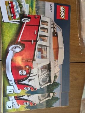 LEGO Classic Red and White VW Camper Van 10220 Instruction Booklet Both Books